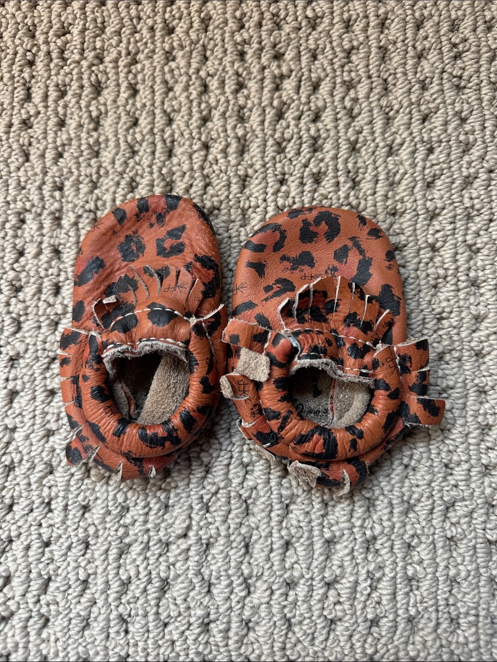 Freshly Picked Leopard Leather Moccasins